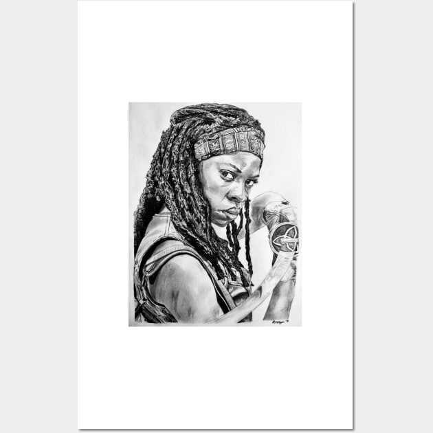 Michonne Wall Art by BryanWhipple